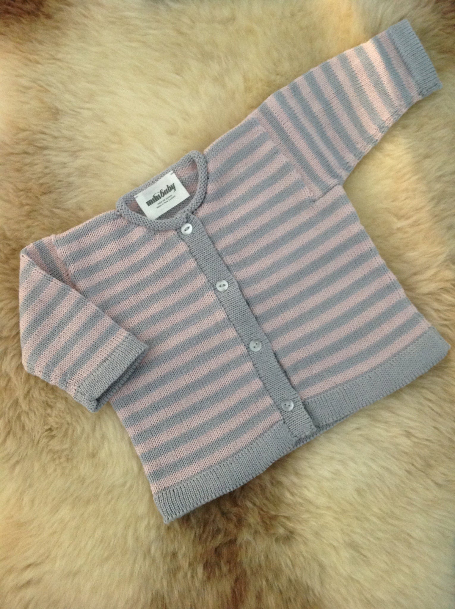 Mihi Baby Striped Cardigan 20SP
